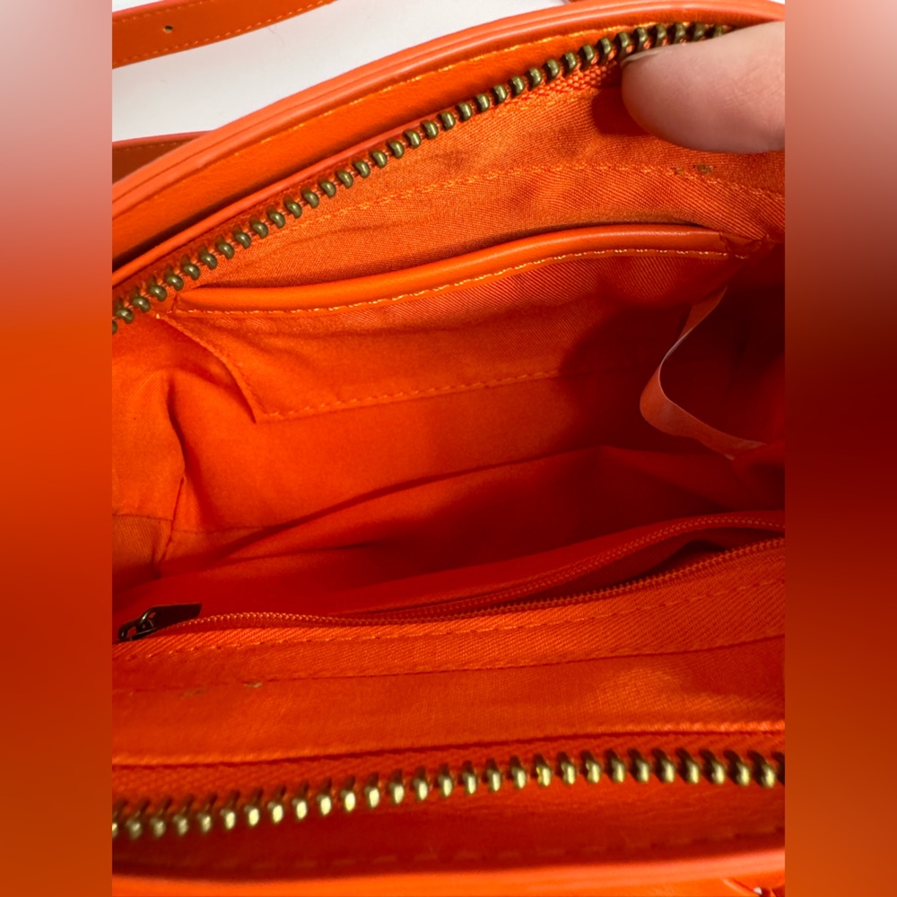 Anthropologie Vibrant Orange Crossbody Bag | NWT - Picture 12 of 14